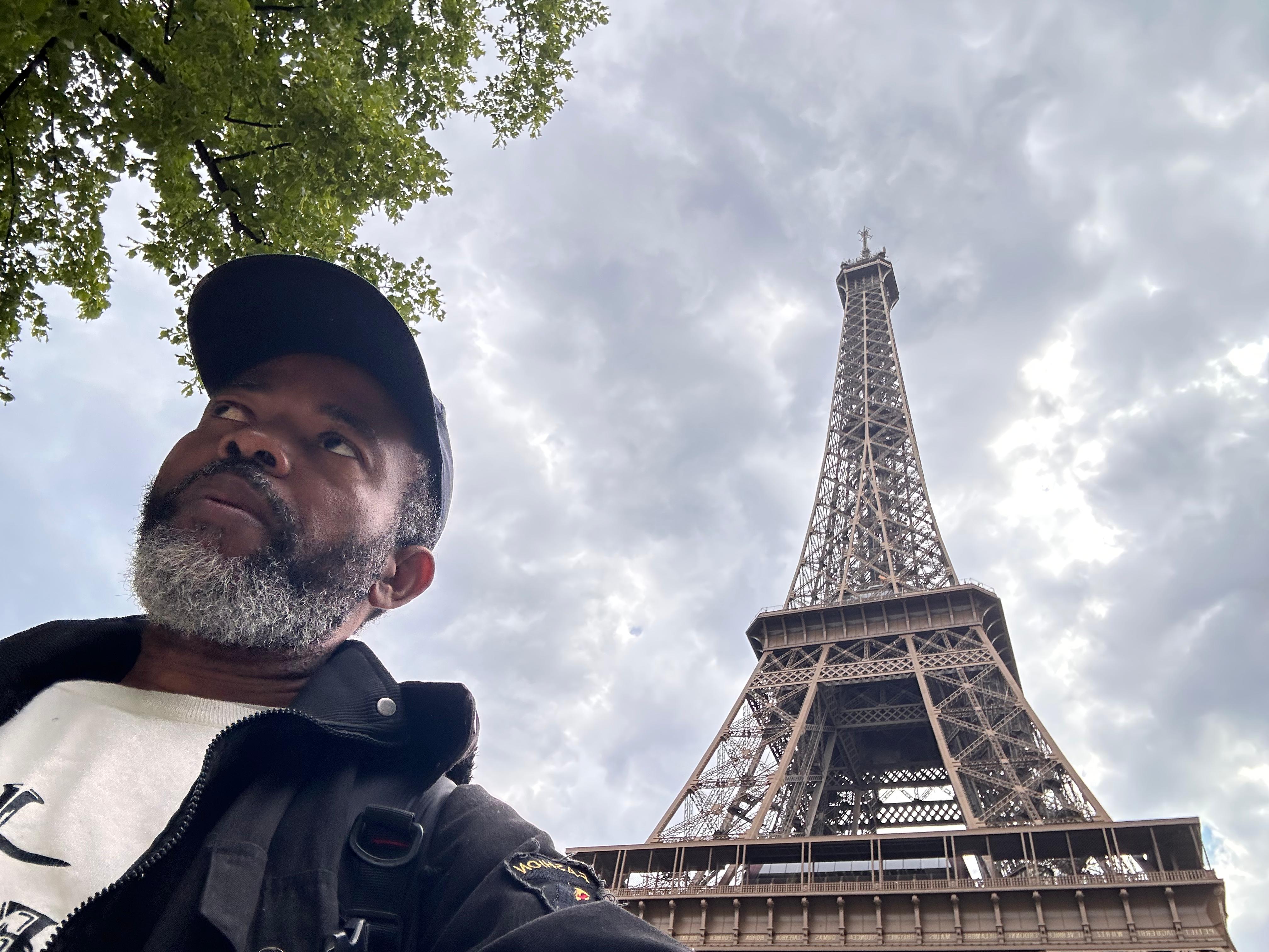 Jamike at the Eiffel Tower